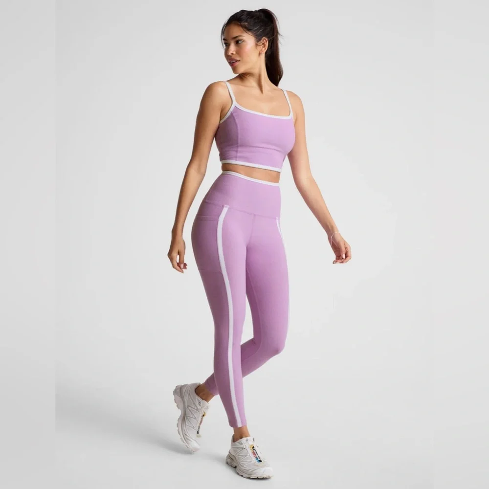 Beyond Yoga | Spacedye New Moves Set in Lilac Purple - Picture 5 of 13